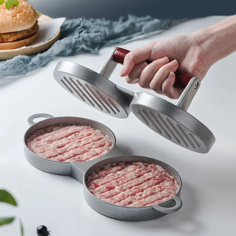 Aluminum Alloy Burger Press Patty Machine (1 Set)