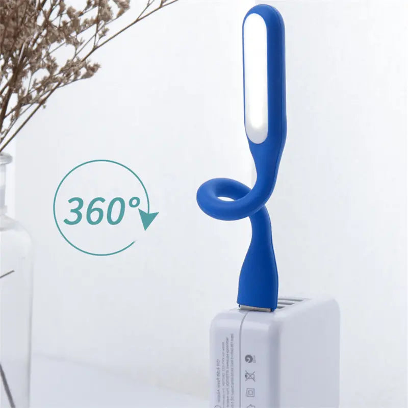 Portable Mini USB LED Flexible Book Light (1pc)