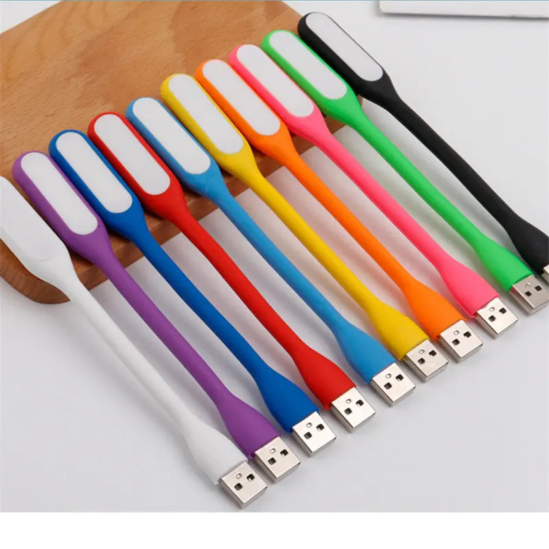 Portable Mini USB LED Flexible Book Light (1pc)