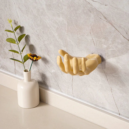 2pc Hand-Shaped Wall Hooks for Key and Mask Storage