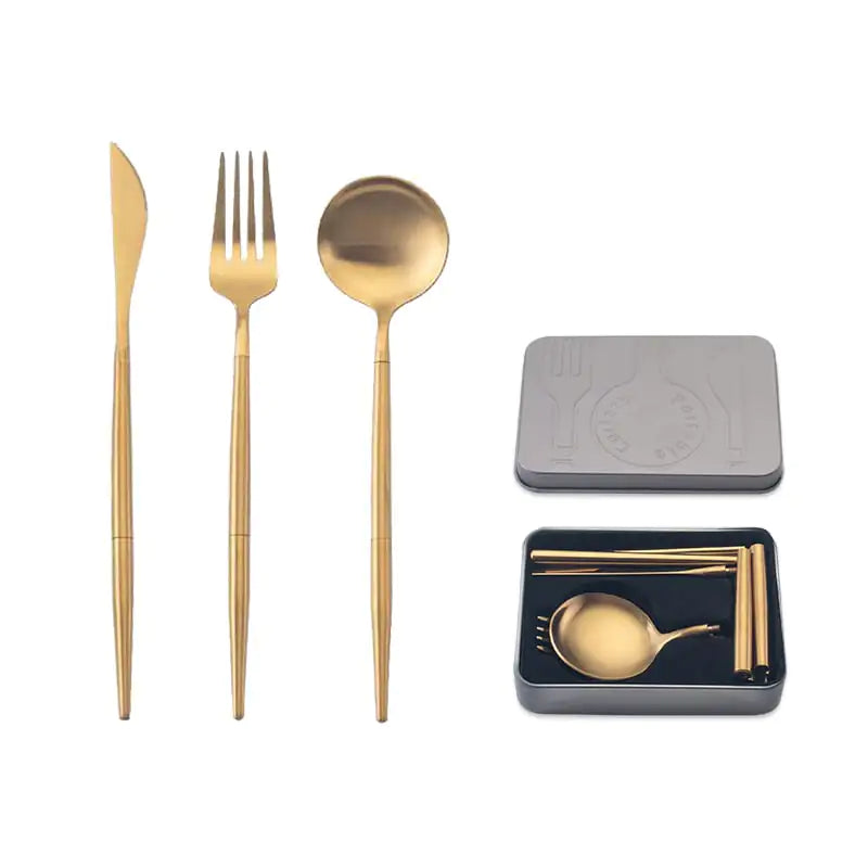 Portable Stainless Steel Cutlery Set