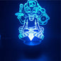 3D Guitar Model Night Light with USB and Battery
