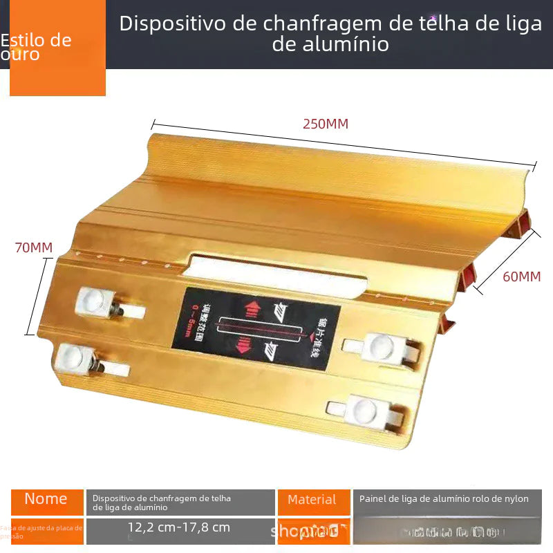 45-Degree Tile Bevel Cutting Tool and Grinder