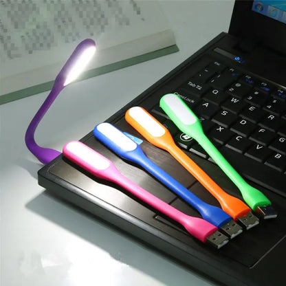 Portable Mini USB LED Flexible Book Light (1pc)