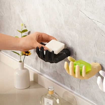 2pc Hand-Shaped Wall Hooks for Key and Mask Storage