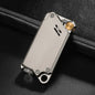 Metal Grinding Wheel Windproof Lighter with Blue Flame