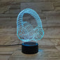 3D Guitar Model Night Light with USB and Battery
