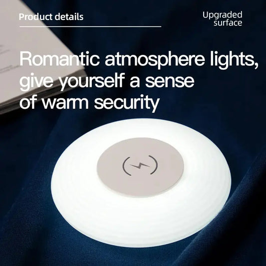 1pc LED Flying Saucer Touch Ambient Light