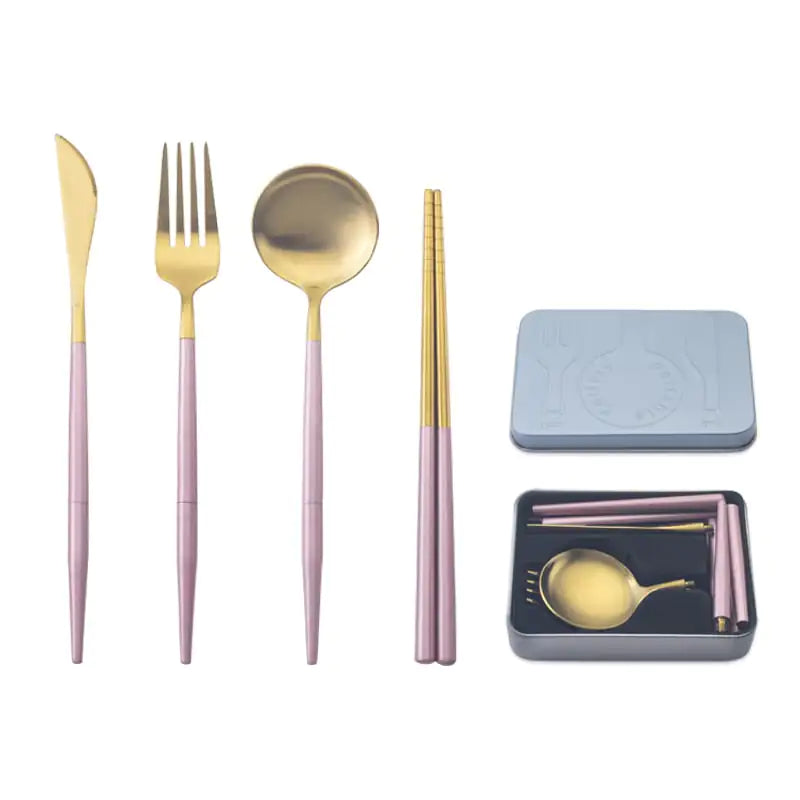 Portable Stainless Steel Cutlery Set
