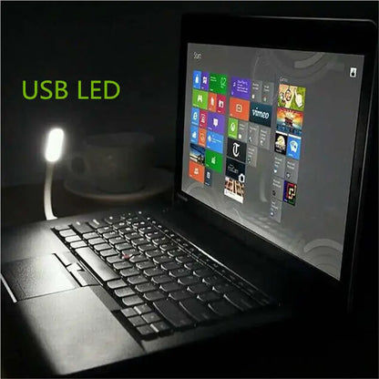 Portable Mini USB LED Flexible Book Light (1pc)