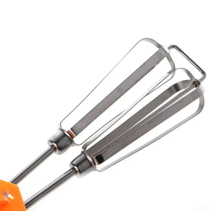Stainless Steel Hand Crank Double Rotating Mixer