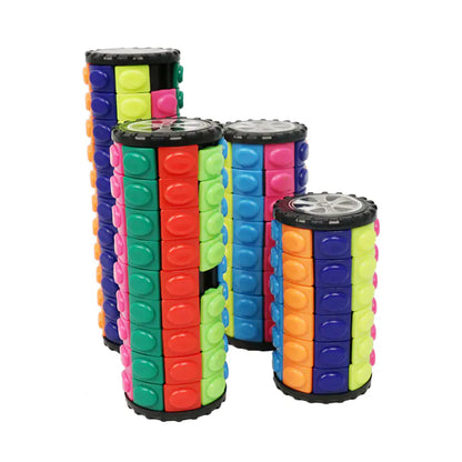 3D Magic Tower Puzzle Toy - Eco-Friendly ABS Corn Sticks