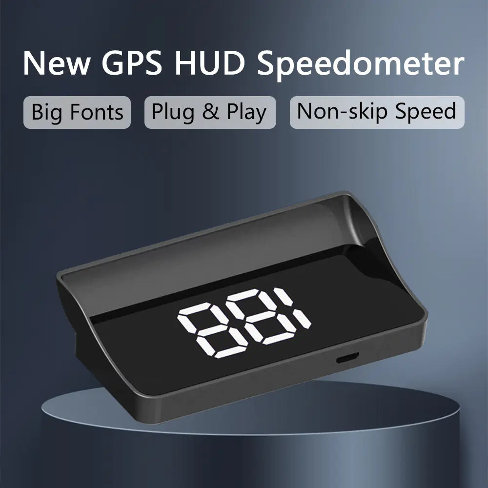 2023 V9 Car HUD Universal Display for KMH/MPH