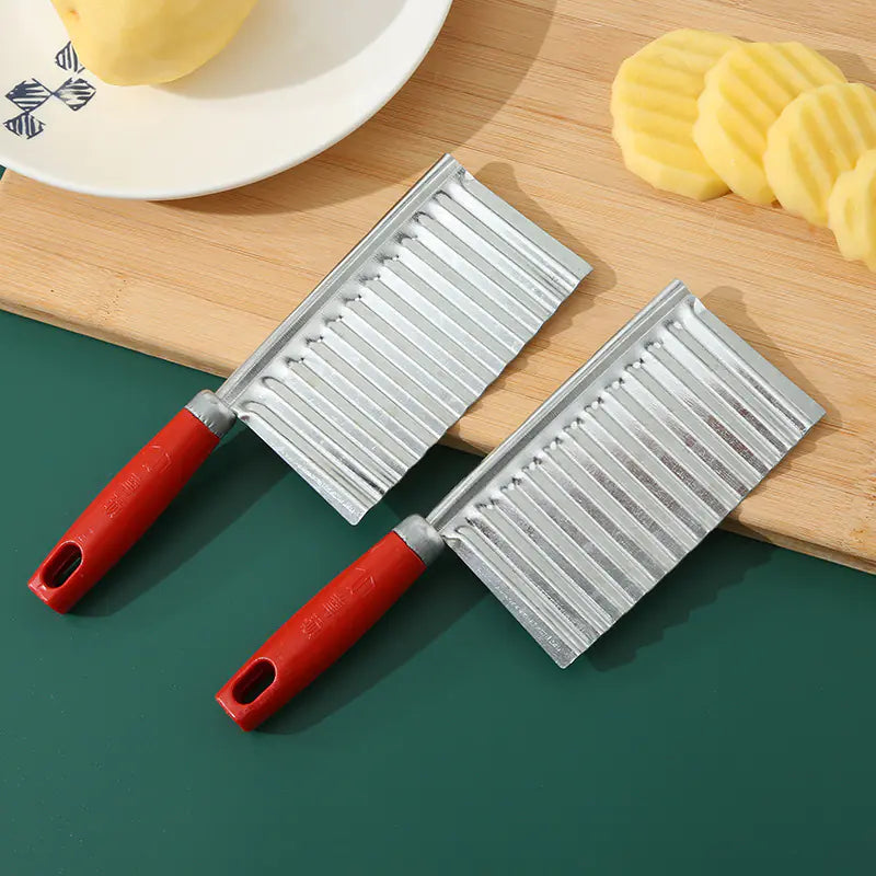 Multi-Functional Stainless Steel Wavy Knife for Vegetables