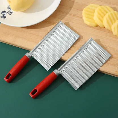 Multi-Functional Stainless Steel Wavy Knife for Vegetables
