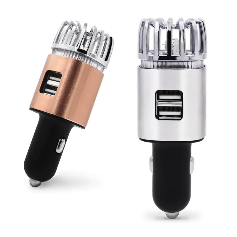 Aluminum Alloy USB Car Air Purifier, Metal Purifier