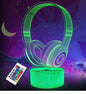 3D Guitar Model Night Light with USB and Battery