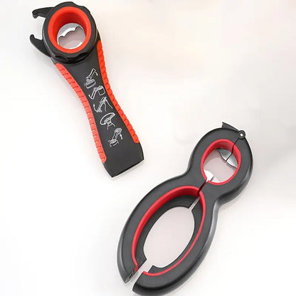 2pcs 5-in-1 Twist Cap Bottle Opener Set for Kitchen
