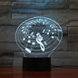 3D Guitar Model Night Light with USB and Battery