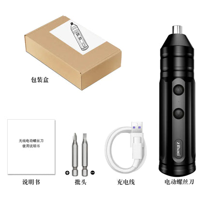 4.2V Electric Screwdriver Set with USB Rechargeable Design