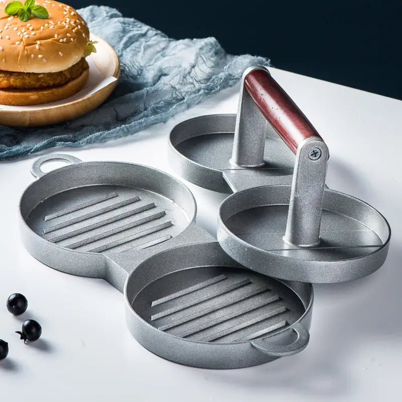 Aluminum Alloy Burger Press Patty Machine (1 Set)
