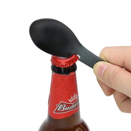 Portable Camping Cutlery Set - Stainless Steel Utensils