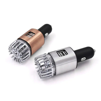 Aluminum Alloy USB Car Air Purifier, Metal Purifier