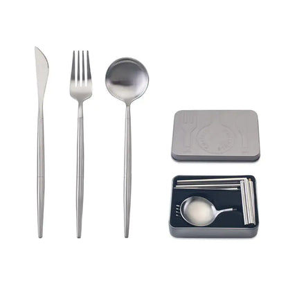 Portable Stainless Steel Cutlery Set