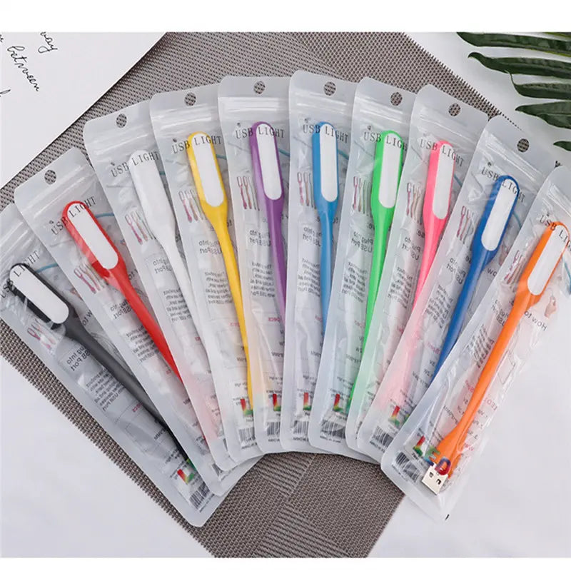 Portable Mini USB LED Flexible Book Light (1pc)