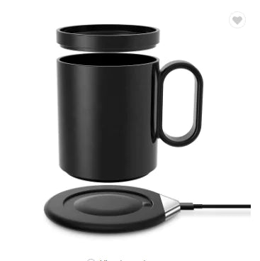 Smart Wireless Heated Ceramic Mug with Fast Charging
