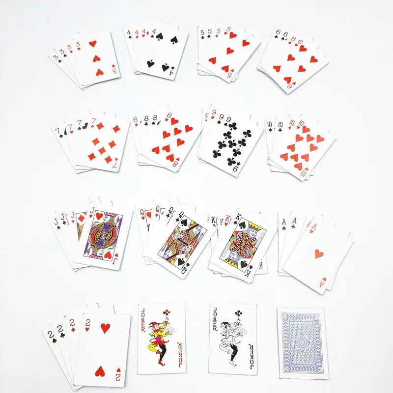 Creative Mini Playing Cards Keychain - Cartoon Pendant