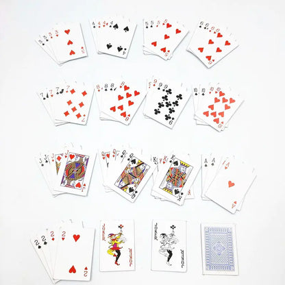 Creative Mini Playing Cards Keychain - Cartoon Pendant