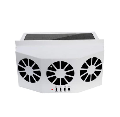 Solar Car Ventilation Fan for Summer Heat Exhaust