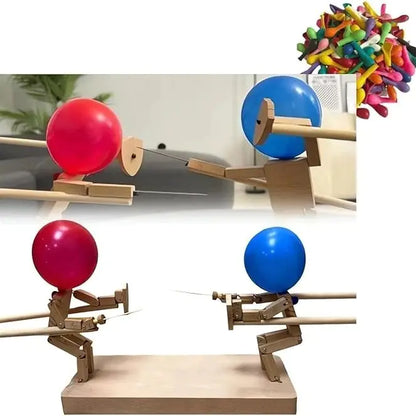 Handmade Wooden Fencing Puppets (Cross-Border)