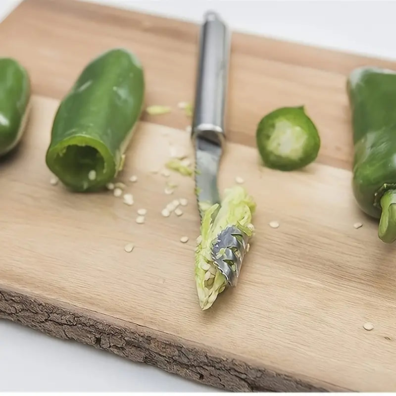 Stainless Steel Pepper Core Remover Kitchen Tool