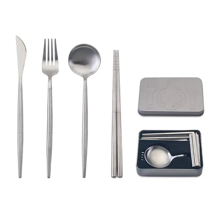 Portable Stainless Steel Cutlery Set