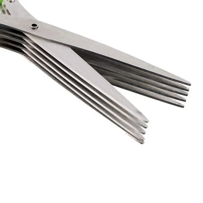 Multifunctional Stainless Steel Onion Scissors (1pc)