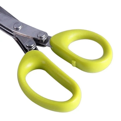 Multifunctional Stainless Steel Onion Scissors (1pc)