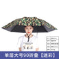 Double-Layer Waterproof Fishing Umbrella Hat for Outdoors