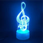 3D Guitar Model Night Light with USB and Battery