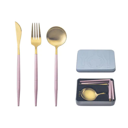 Portable Stainless Steel Cutlery Set
