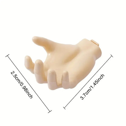 2pc Hand-Shaped Wall Hooks for Key and Mask Storage