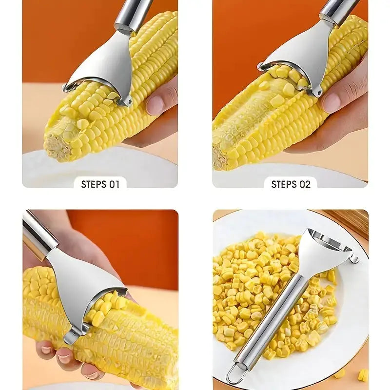 Ergonomic Stainless Steel Corn Planer for Safe Use