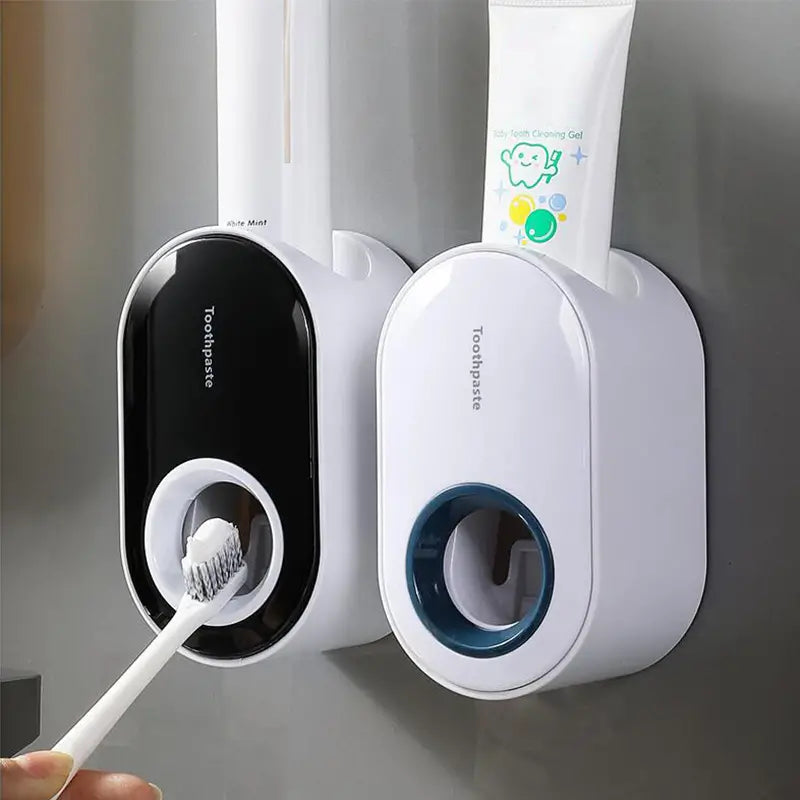 Automatic Toothpaste Squeezer and Dispenser Set
