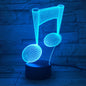 3D Guitar Model Night Light with USB and Battery